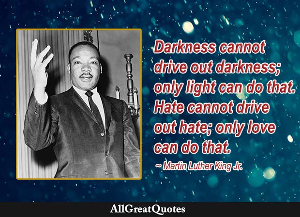 love hate quote - martin luther king jr