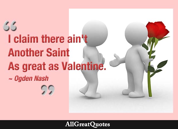 ogden nash valentine quote