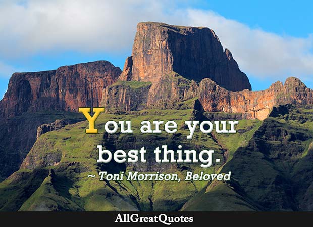 your best thing toni morrison