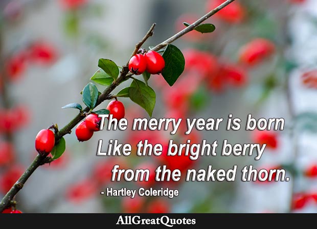 merry year is born hartley coleridge