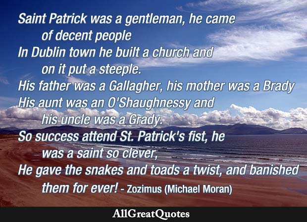 st patrick was a gentleman