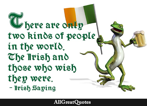 the irish and those who wish they were
