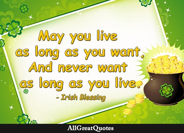 live as long as you want blessing