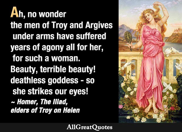 Elders of Troy on the terrible beauty of Helen