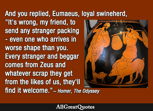 Odysseus and Eumaeus