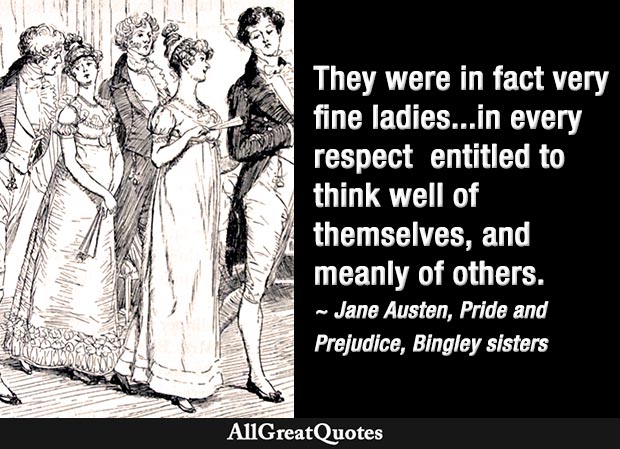 Bingley sisters in Pride and Prejudice